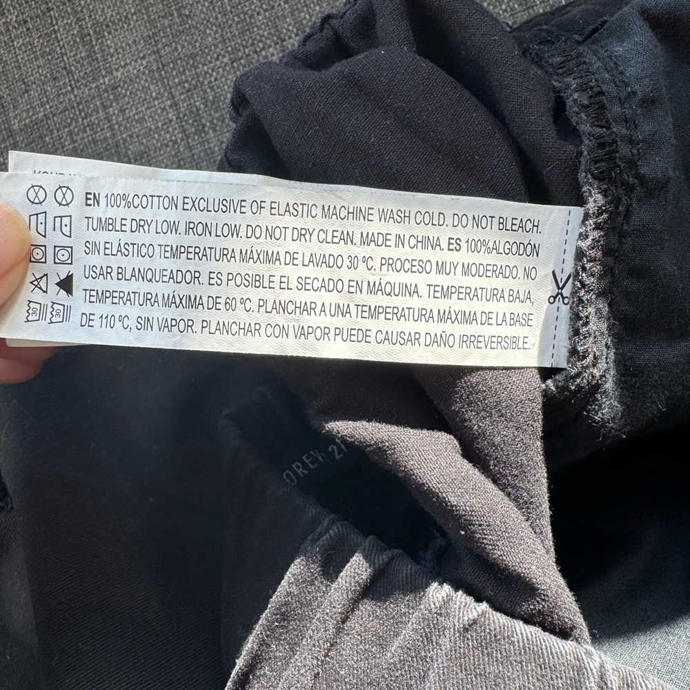 Black Cargo Jogger Pants - Picture 4 of 7